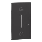 BTICINO - LivingNow 2-modulige Taste für Master-Switch ''Kommen/Gehen'' in der Farbe Black