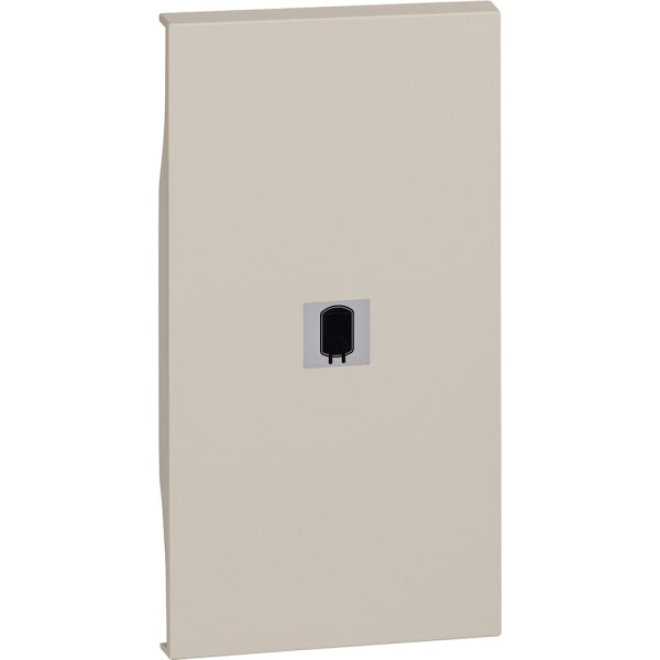 BTICINO - LivingNow 2-modulige Tastenabdeckung mit Symbol ''Boiler'' in der Farbe Sand