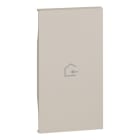 BTICINO - LivingNow 2-mod. Tastenabd. My Home mit Symbol ''Nachhause kommen'', Farbe Sand