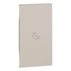 BTICINO - LivingNow 2-mod. Tastenabdeckung für MyHome mit Symbol ''Nacht'', Farbe Sand