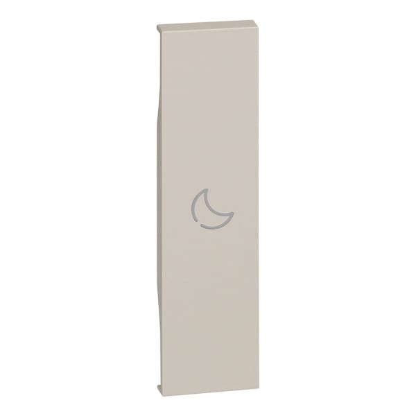 BTICINO - LivingNow 1-mod. Tastenabdeckung für MyHome mit Symbol ''Nacht'', Farbe Sand
