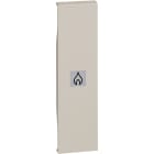 BTICINO - LivingNow 1-modulige Tastenabdeckung mit Symbol ''Heizung'' in der Farbe Sand