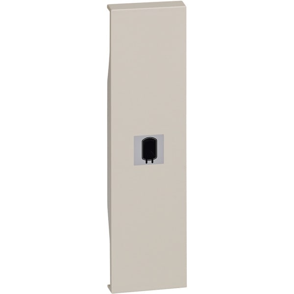 BTICINO - LivingNow 1-modulige Tastenabdeckung mit Symbol ''Boiler'' in der Farbe Sand