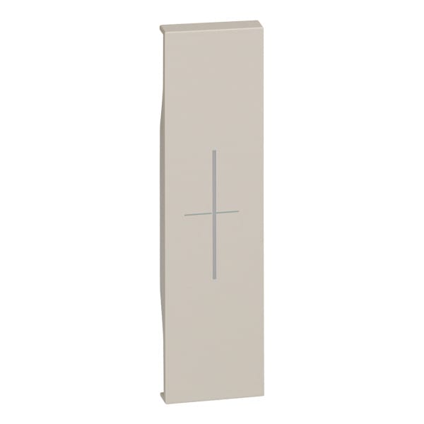 BTICINO - LivingNow 1-modulige Tastenabdeckung My Home mit Symbol ''Stop'', Farbe Sand