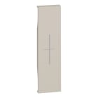 BTICINO - LivingNow 1-modulige Tastenabdeckung My Home mit Symbol ''Stop'', Farbe Sand