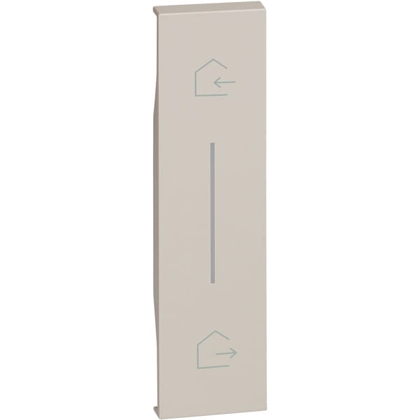 BTICINO - LivingNow 1-modulige Taste für Master-Switch ''Kommen/Gehen'' in der Farbe Sand