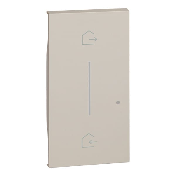 BTICINO - LivingNow 2-modulige Taste für Master-Switch ''Kommen/Gehen'' in der Farbe Sand