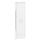 BTICINO - LivingNow 1-modulige Tastenabdeckung mit Symbol ''Licht'' in der Farbe White