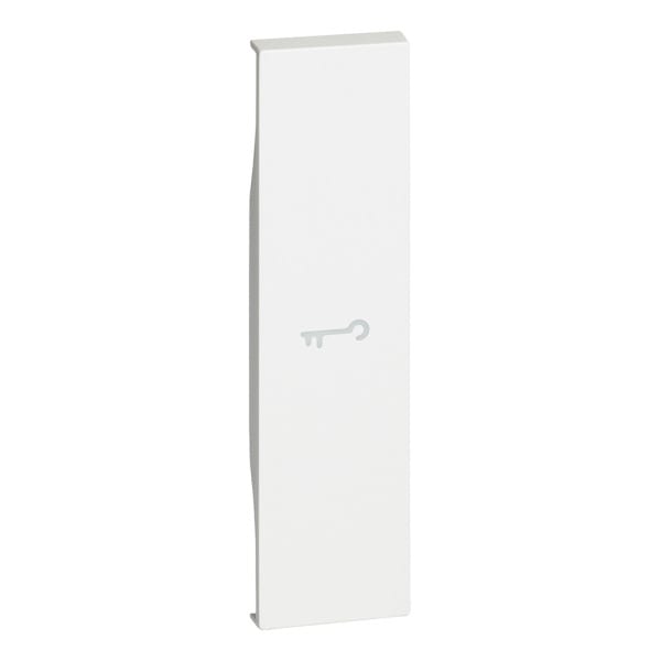BTICINO - LivingNow 1-modulige Tastenabdeckung mit Symbol ''Schlüssel'' in der Farbe White