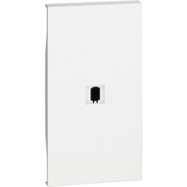BTICINO - LivingNow 2-modulige Tastenabdeckung mit Symbol ''Boiler'' in der Farbe White