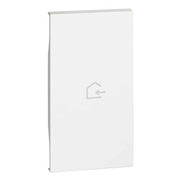 BTICINO - LivingNow 2-mod. Tastenabd. My Home mit Symbol ''Nachhause kommen'', Farbe White