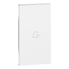 BTICINO - LivingNow 2-mod. Tastenabd. My Home mit Symbol ''Nachhause kommen'', Farbe White