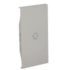 BTICINO - LivingNow 2-modulige Tastenabdeckung My Home mit Symbol ''Glocke'', Farbe White