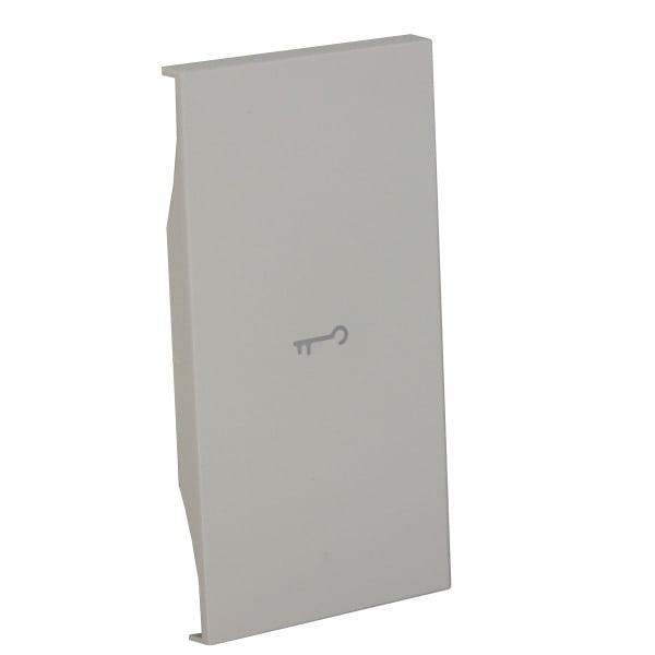BTICINO - LivingNow 2-modulige Tastenabdeckung My Home mit Symbol ''Schlüssel'', Farbe White