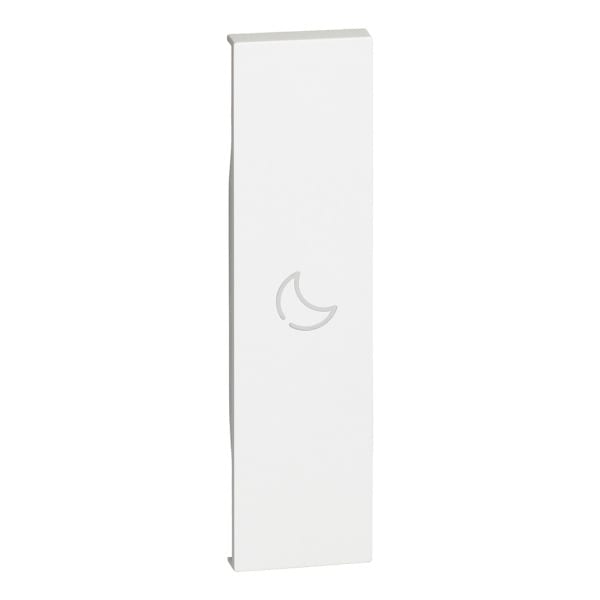 BTICINO - LivingNow 1-mod. Tastenabdeckung für MyHome mit Symbol ''Nacht'', Farbe White