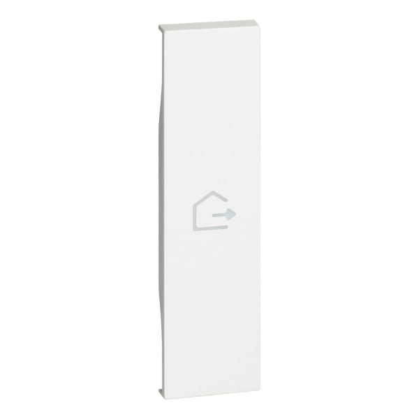 BTICINO - LivingNow 1-mod. Tastenabd. My Home mit Symbol ''Haus verlassen'', Farbe White