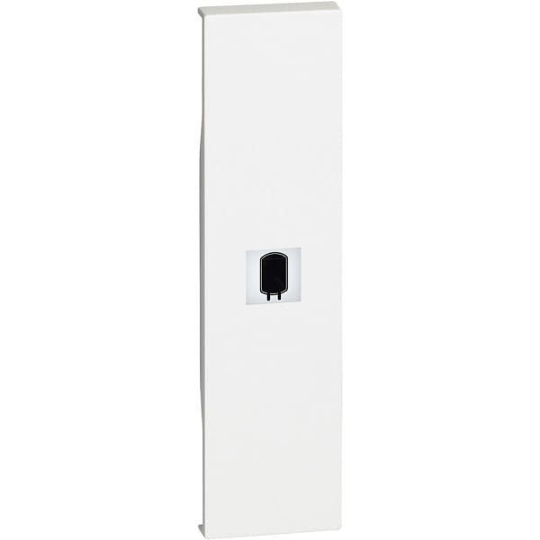 BTICINO - LivingNow 1-modulige Tastenabdeckung mit Symbol ''Boiler'' in der Farbe White