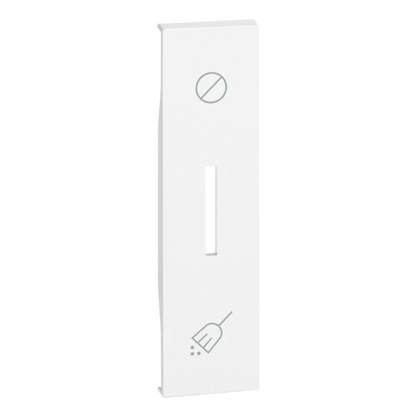 BTICINO - LivingNow 1-mod. Tastenabd. Schalter ''Nicht stören/Zimmer reinigen'', Farbe White