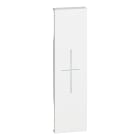 BTICINO - LivingNow 1-modulige Tastenabdeckung My Home mit Symbol ''Stop'', Farbe White