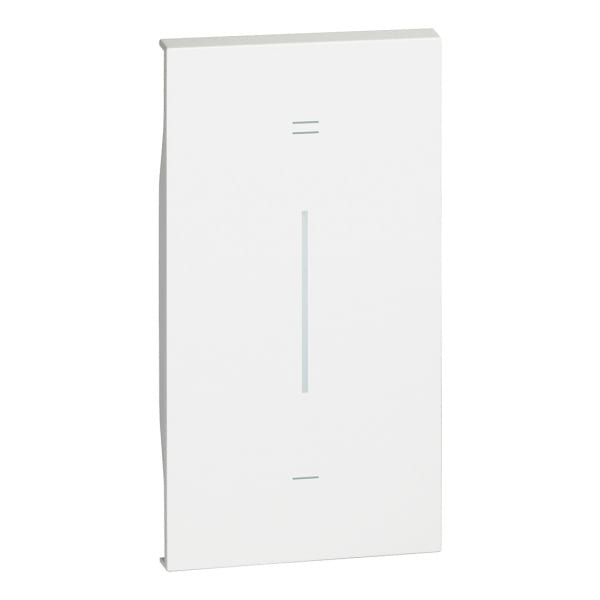 BTICINO - LivingNow 2-modulige Tastenabdeckung My Home mit Symbol ''+/-'', Farbe White