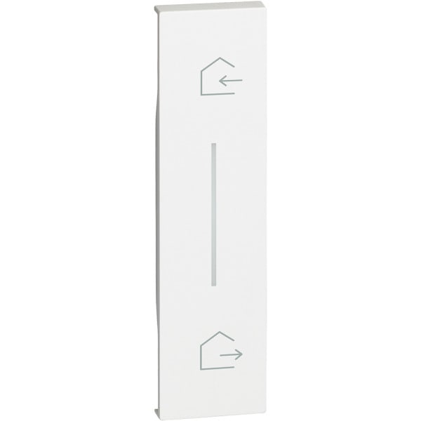 BTICINO - LivingNow 1-modulige Taste für Master-Switch ''Kommen/Gehen'' in der Farbe White
