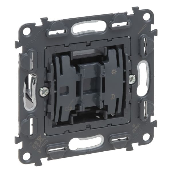 LEGRAND - Valena IN’MATIC, Ausschalter, 2-polig, Schalter 10 AX- 250 V~(SK) Schraubklemmen