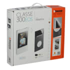 BTICINO - Flex'ONE Video-Set mit Türstation LINEA3000 Black + CLASSE 300EOS with Netatmo
