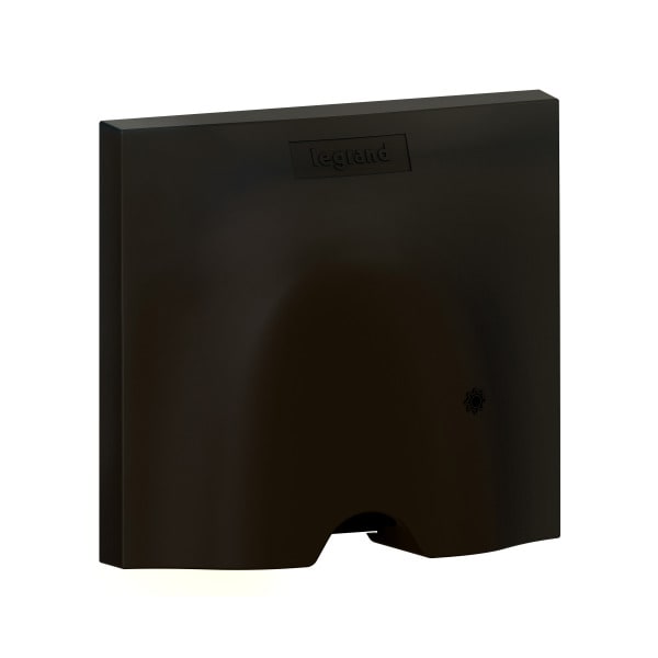 LEGRAND - Vernetzter Kabelauslass 1-phasig für Programme …with Netatmo, Farbe: Mattschwarz