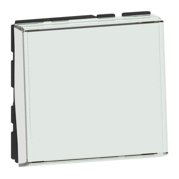 LEGRAND - MSC Taster 6A, Steckklemmen, 2M, Beschriftungsfeld, beleuchtbar Farbe: Ultraweiß