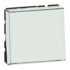 LEGRAND - MSC Taster 6A, Steckklemmen, 2M, Beschriftungsfeld, beleuchtbar Farbe: Ultraweiß
