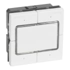 LEGRAND - Mosaic 4-fach elektronischer Taster, 2 modulig, 0-24V Farbe: Ultraweiß