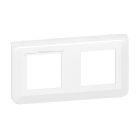 LEGRAND - Mosaic Rahmen 2x2-modulig, horizontal, antibakteriell Farbe: Ultraweiß