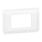 LEGRAND - Mosaic Rahmen 3-modulig, horizontal Farbe: Ultraweiß