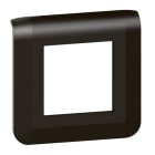 LEGRAND - Mosaic Rahmen 2-modulig, horizontal Farbe: Schwarz