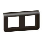 LEGRAND - Mosaic Rahmen 2x2-modulig, horizontal Farbe: Schwarz