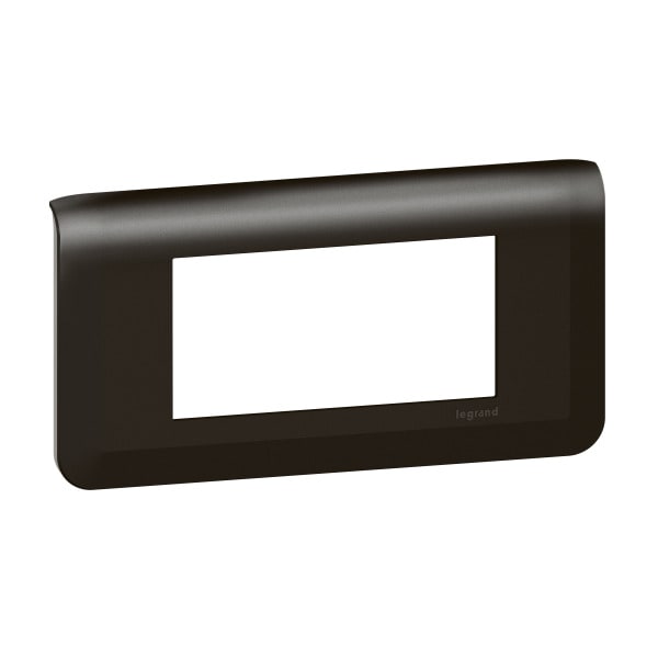 LEGRAND - Mosaic Rahmen 4-modulig, horizontal Farbe: Schwarz