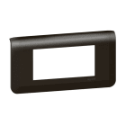 LEGRAND - Mosaic Rahmen 4-modulig, horizontal Farbe: Schwarz