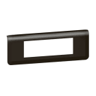 LEGRAND - Mosaic Rahmen 6-modulig, horizontal Farbe: Schwarz