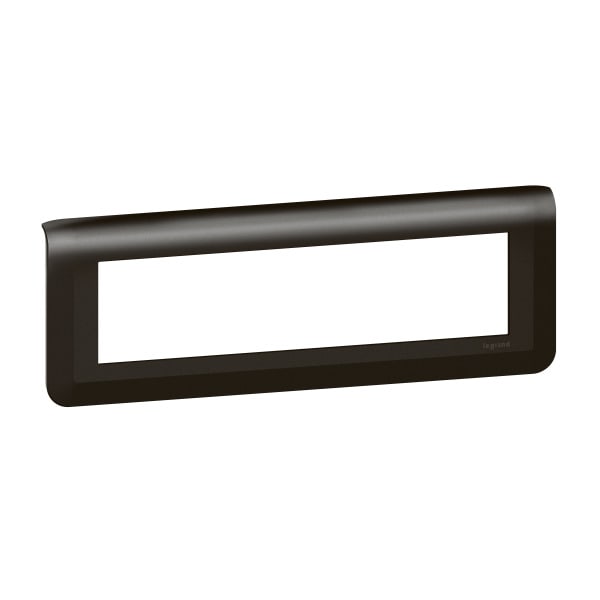 LEGRAND - Mosaic Rahmen 8-modulig, horizontal Farbe: Schwarz