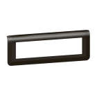 LEGRAND - Mosaic Rahmen 8-modulig, horizontal Farbe: Schwarz