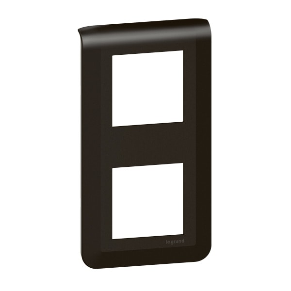 LEGRAND - Mosaic Rahmen 2x2-modulig, vertikal Farbe: Schwarz