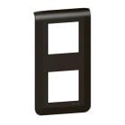 LEGRAND - Mosaic Rahmen 2x2-modulig, vertikal Farbe: Schwarz