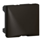 LEGRAND - Mosaic Kabelauslass 2-modulig, ohne Klemmen, mit Zugentlastung Farbe: Schwarz