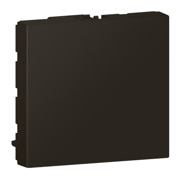 LEGRAND - Mosaic Blindabdeckung, 2-modulig, Farbe: Schwarz