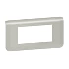 LEGRAND - Mosaic Rahmen 4-modulig, horizontal Farbe: Aluminium