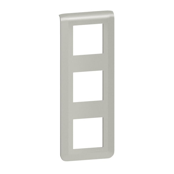LEGRAND - Mosaic Rahmen 3x2-modulig, vertikal Farbe: Aluminium