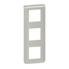 LEGRAND - Mosaic Rahmen 3x2-modulig, vertikal Farbe: Aluminium