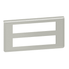 LEGRAND - Mosaic Rahmen 2x10-modulig, horizontal Farbe: Aluminium