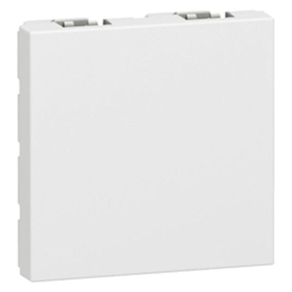 LEGRAND - Mosaic Blindabdeckung, 2-modulig, Farbe: Ultraweiß
