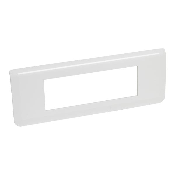 LEGRAND - Mosaic Rahmen 6-modulig horizontal Farbe: Ultraweiß